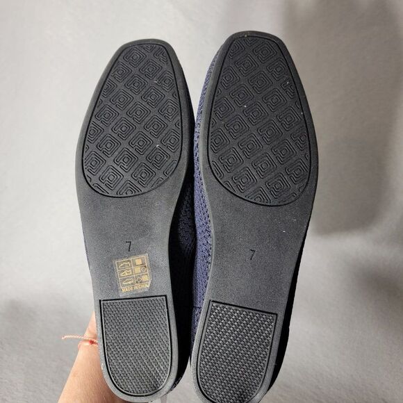 Dreampairs Recycled Slip On Round Toe Knitted Flats Women 7 Loafer Navy Blue New - Picture 13 of 13